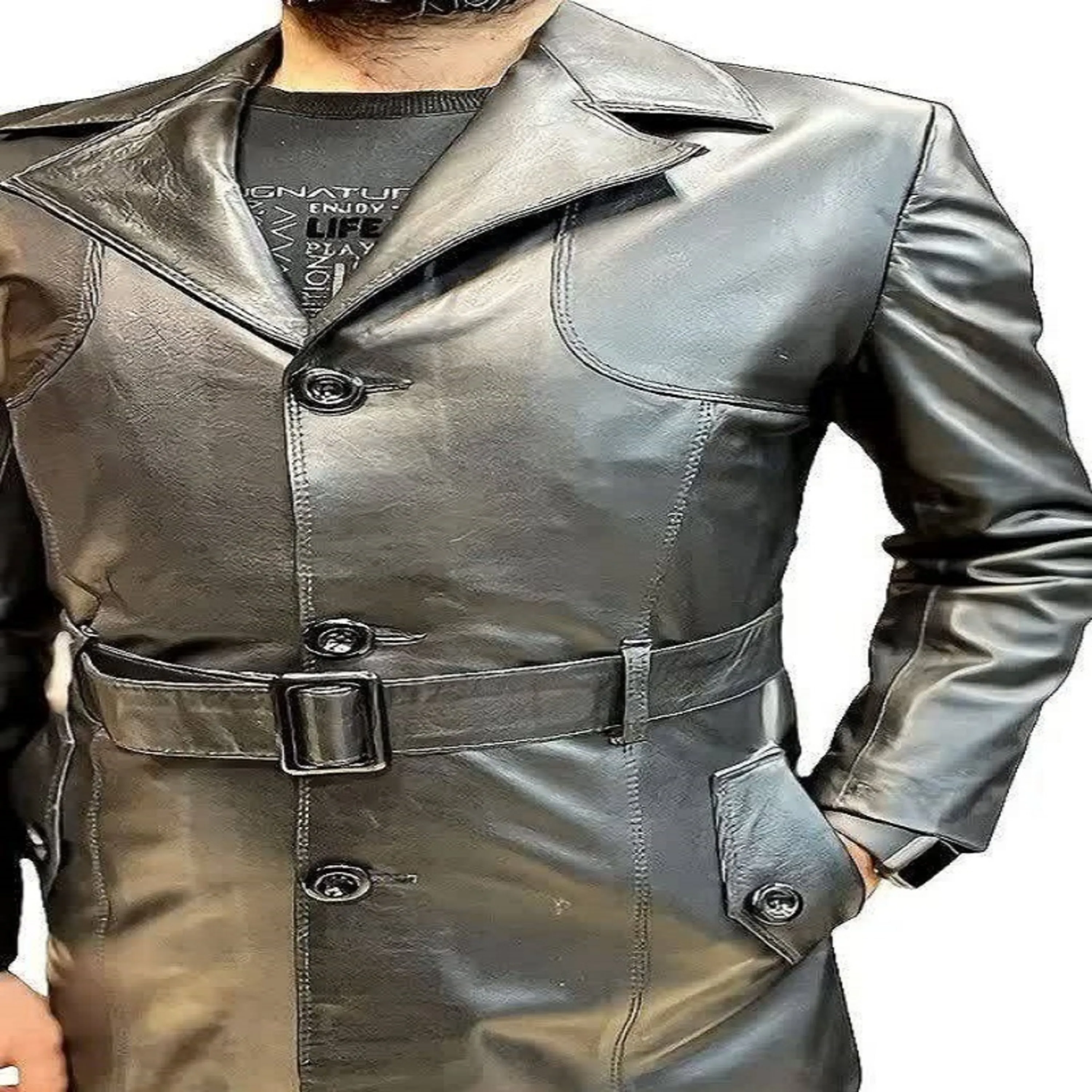 پالتو چرم اصل مردانه پالتو چرم اصل مردانه